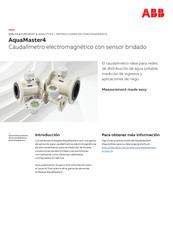 ABB AquaMaster4 Instrucciones De Funcionamiento