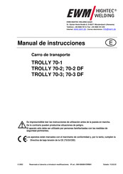 EWM HIGHTEC WELDING TROLLY 70-2 Manual De Instrucciones