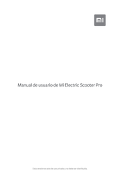 Mi PRO Manual De Usuario