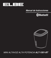 ELBE ALT-1501-BT Manual De Instrucciones