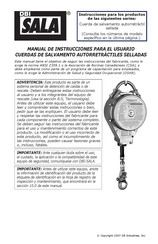 DBI SALA 3400108 Manual De Instrucciones Para El Usuario