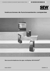 Sew Eurodrive MOVIAXIS 80A Instrucciones De Funcionamiento Compactas