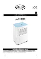 Argo ALICE BABE Instrucciones De Uso