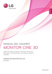 LG CINE 3D D2342P Manual Del Usuario