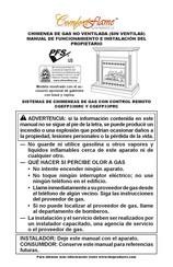 Comfort Flame CGEFP33PRC Manual De Funcionamiento