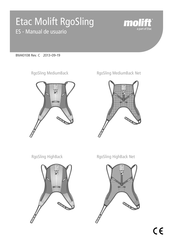 Etac Molift RgoSling MediumBack Manual De Usuario