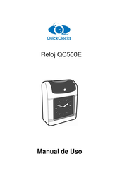 QuickClocks QC500E Manual De Uso