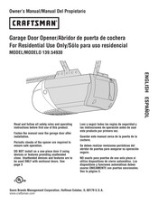 Craftsman 139.54930 Manual Del Propietário