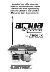 Comer Aquascooter AS650 Manual De Uso