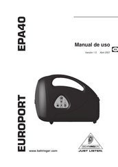 Behringer Europort EPA40 Manual De Uso