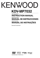 Kenwood KDV-MP7032 Manual De Instrucciones