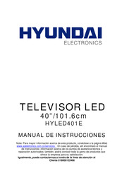 Hyundai Electronics HYLED401E Manual De Instrucciones