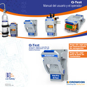 Crowcon Q-Test Gas-Pro Manual Del Usuario Y El Operador