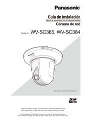 Panasonic WV-SC385 Manual De Instrucciones  Para La Instalación Incluido