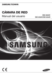 Samsung Techwin SNV-6084R Manual Del Usuario