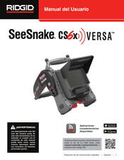 RIDGID SeeSnake CS6x Manual Del Usuario