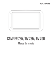 Garmin CAMPER RV 785 Manual Del Usuario