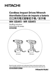 Hitachi Koki WR 12DAF2 Instrucciones De Manejo