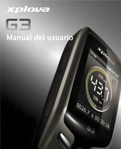 Xplova G3 Manual Del Usuario