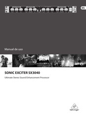 Behringer SONIC EXCITER SX3040 Manual De Uso