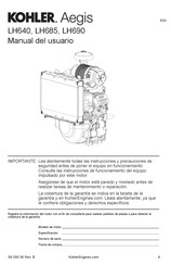 Kohler Aegis LH685 Manual Del Usuario