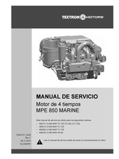 Textron Motors MPE 850 MARINE Manual De Servicio