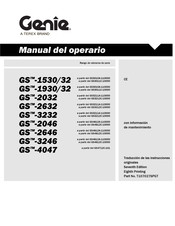 Terex Genie GS-2646 Manual Del Operario