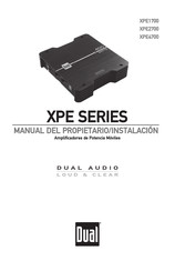 Dual XPE Serie Manual Del Propietário