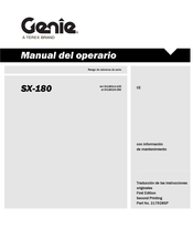 Genie SX-180 Manual Del Operario