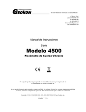 Geokon 4500 Serie Manual De Instrucciones