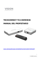 Vision TECHCONNECT TC2-HDMIW20 Manual Del Propietário