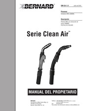 Bernard Clean Air Serie Manual Del Propietário