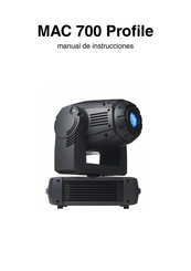 Martin MAC 700 Profile Manual De Instrucciones