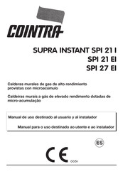 Cointra SUPRA INSTANT SPI 27 EI Manual De Uso