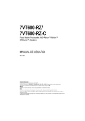 GIGA-BYTE 7VT600-RZ Manual De Usuario