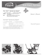 Zippie Kid Kart Xpress Manual Del Propietário