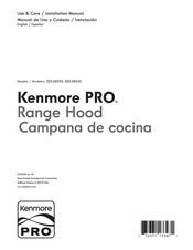 Kenmore PRO 233.56033 Manual De Uso Y Cuidado