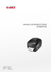 Godex RT730 Manual De Instrucciones