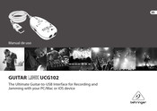 Behringer GUITAR LINK UCG102 Manual De Uso