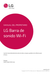 LG SPK5-W Manual Del Propietário