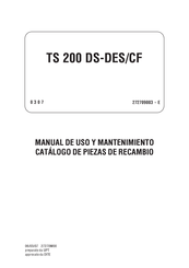 Mosa TS 200 DS-CF Manual De Uso Y Mantenimiento