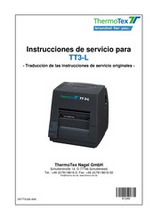 Thermotex TT3-L Instrucciones De Servicio