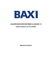 Baxi BH 13 Manual De Usuario