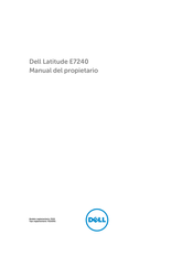 Dell Latitude E7240 Manual Del Propietário