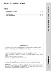 Sime ATLANTIS HM 30 T SP Para El Instalador