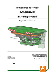 Amazone ZA-TS Ultra Instrucciones De Servicio