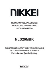 Nikkei NLD20MBK Manual Del Propietário