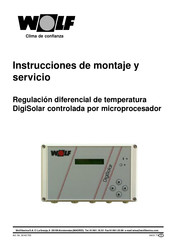 Wolf DigiSolar Instrucciones De Montaje Y Servicio