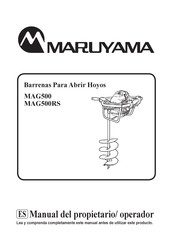 Maruyama MAG500 Manual Del Propietário