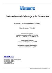 ALDAK VIMARC Instrucciones De Montaje